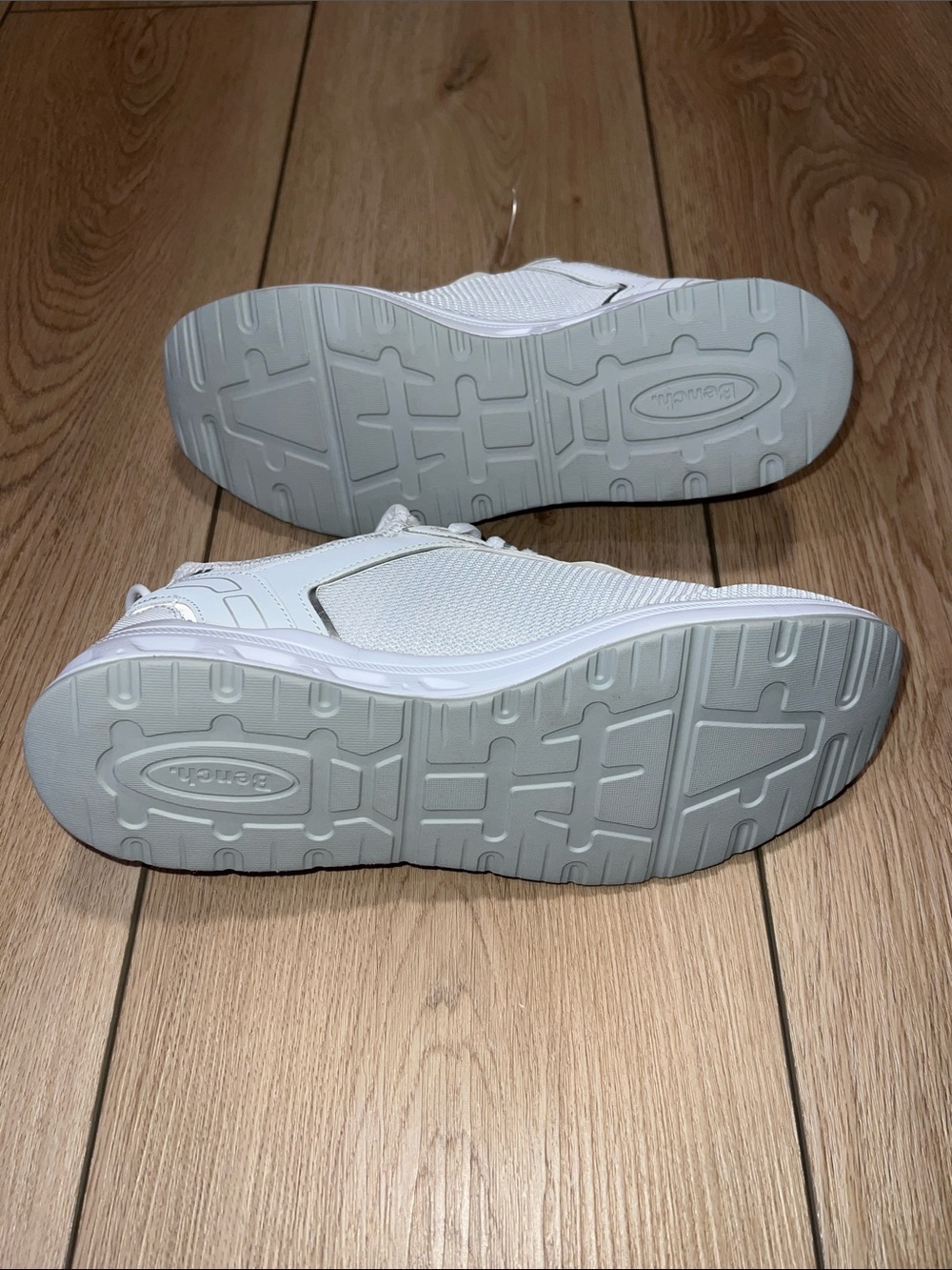 Bench White Women's Lightweight Knit Sneakers - Picture 9 of 15